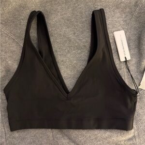 WeWoreWhat v neck black bra/ bralette XS